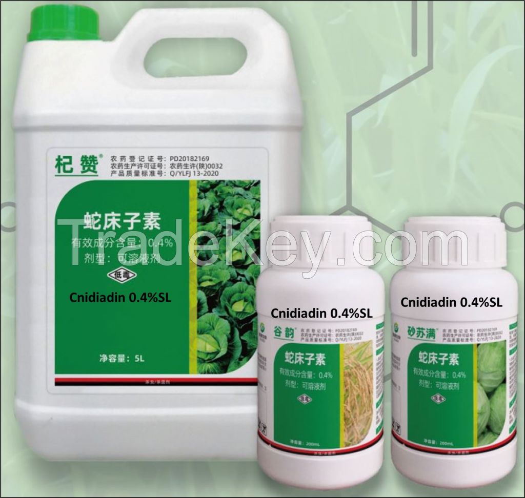 Natural Herb Extracts Bio Pesticide Cnidiadin 0.4%SL for Organic Agriculture
