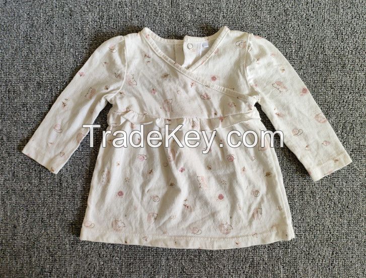 100%cotton baby's long sleeve tshirt