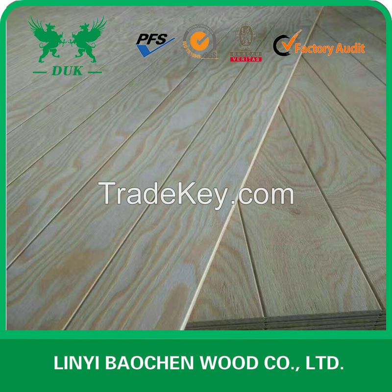 12mm, 15mm, 18mm Tongue and Grooved Pine Plywood