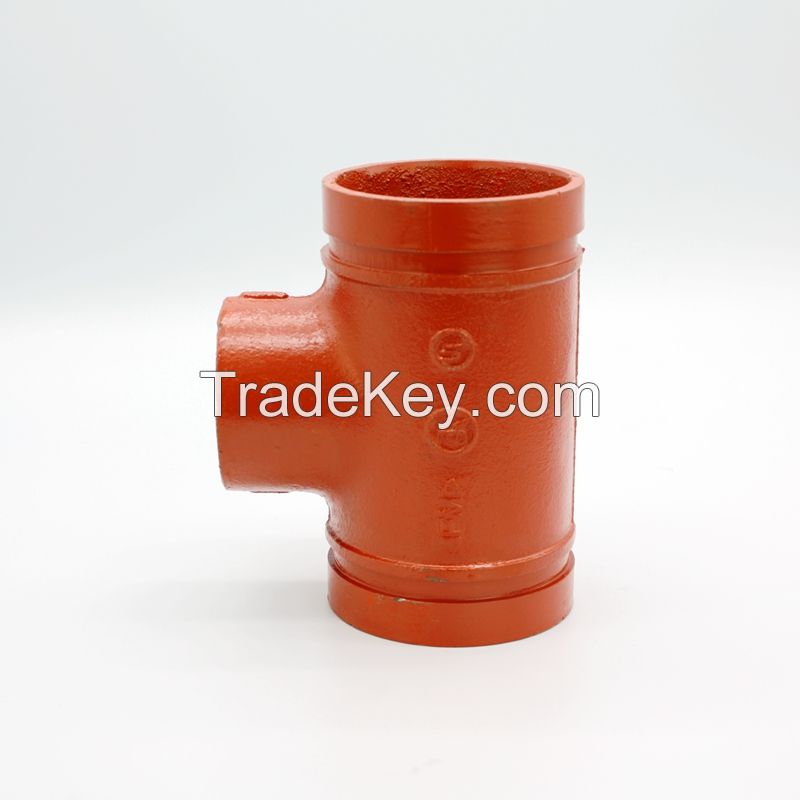 Grooved Fittings, Ductile Iron Pipe Fittings for Fire Fighting System