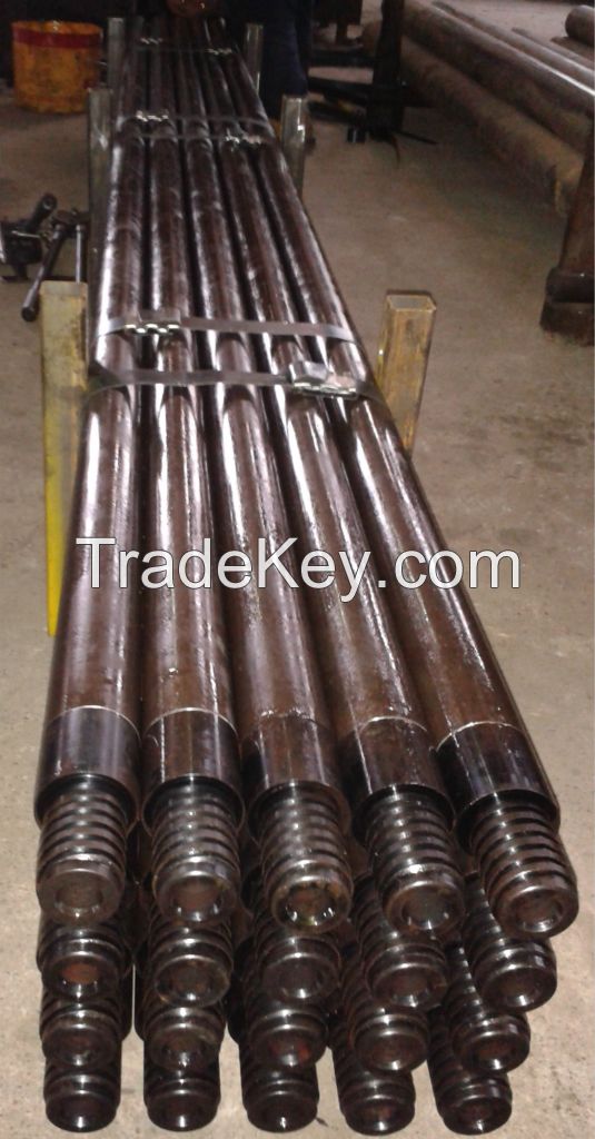 AWJ BWJ NWJ drill rod with tapered thread