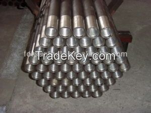 AWJ BWJ NWJ drill rod with tapered thread