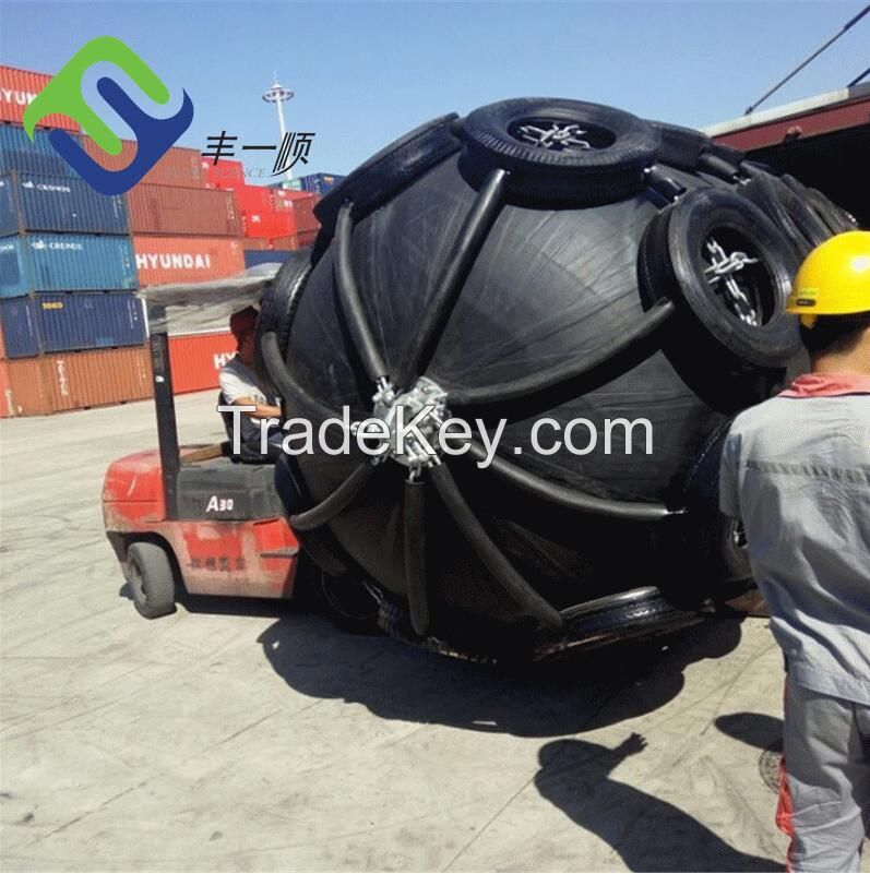 D2*L3.5m Yokohama Pneumatic rubber fender for ship