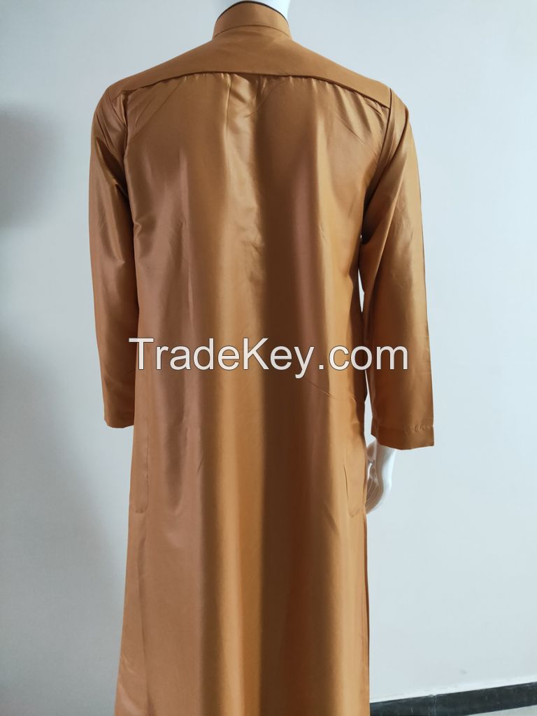Muslim Boy's Qatary Embroidery Robe