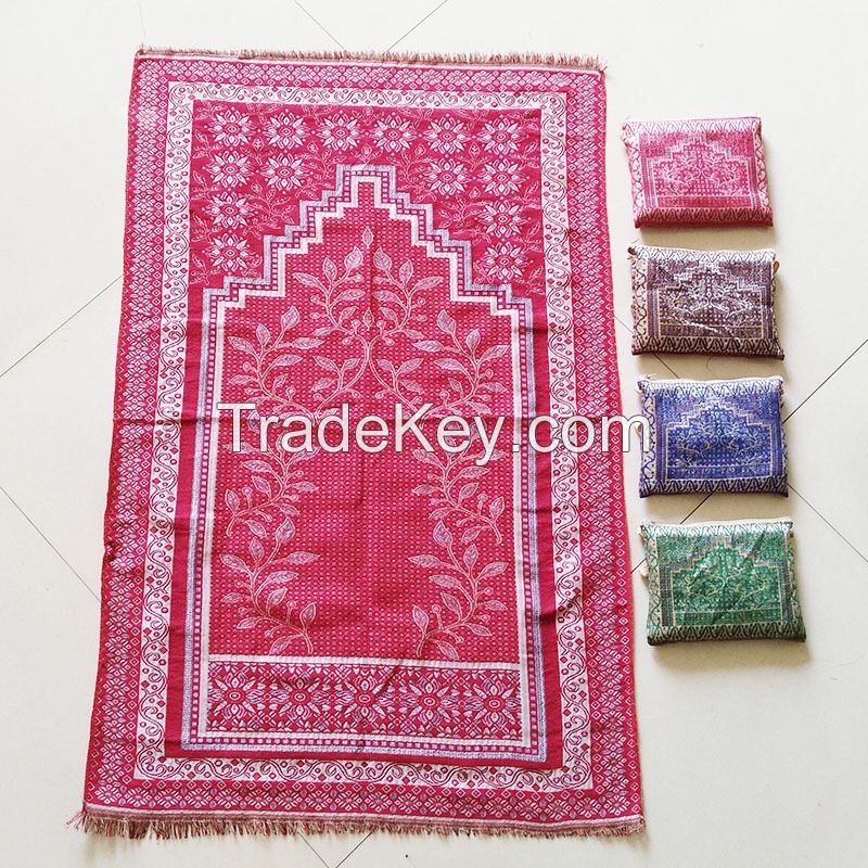 Traveling Printing Style Praying Mat For Muslim