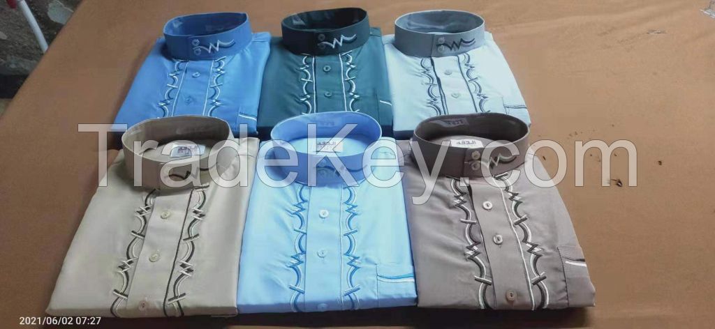 Arabic Muslim Clothing With Single Button