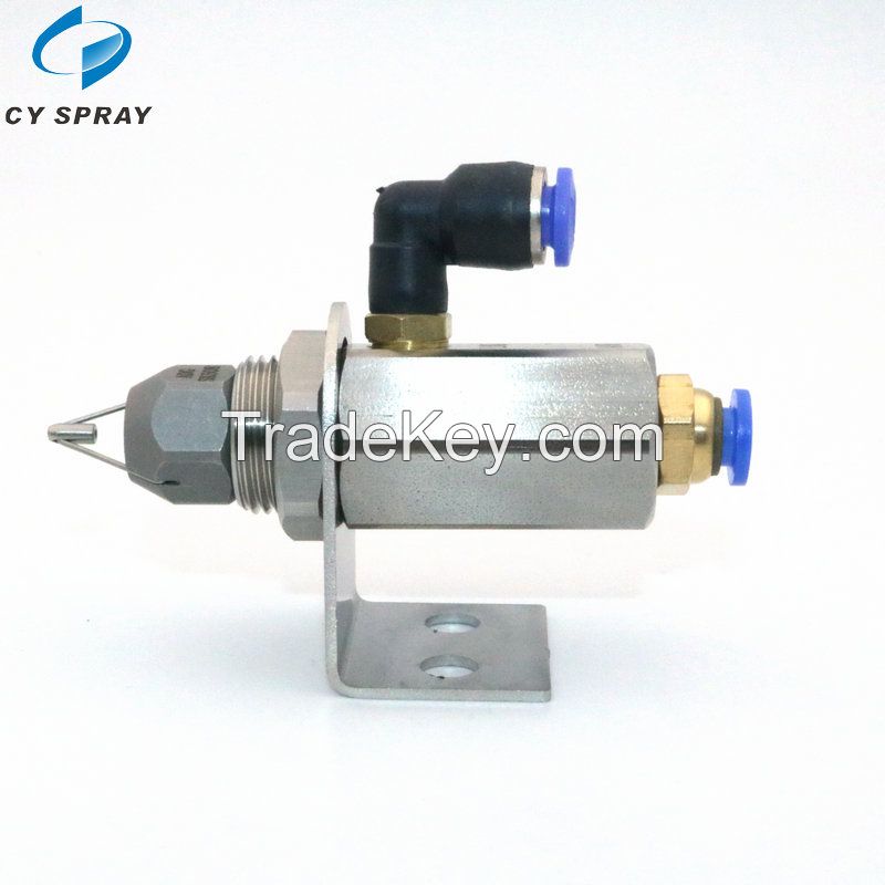 High Quality Stainless Steel 316 Ultrasonic Air Atomizing Nozzle SK508 Dry Fog Nozzle Water Air Atomizing Mixing Nozzle