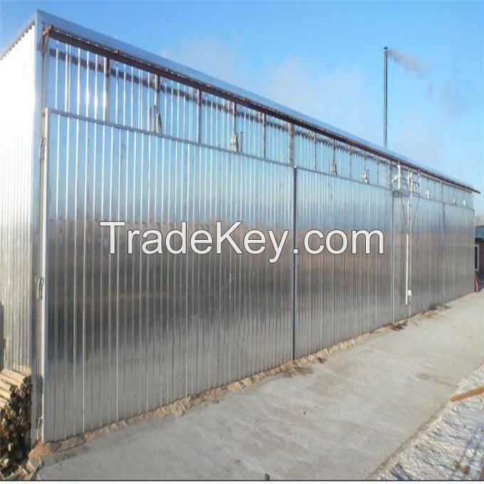 60 M3 wood Drying oven of six complete drying chambers /Drying rooms serve to dry balsa-type Wood