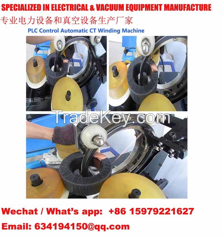 Epoxy Resin Metering CT Toroidal CNC Coil Winding Machine for 10KV Indoor Current Transformer