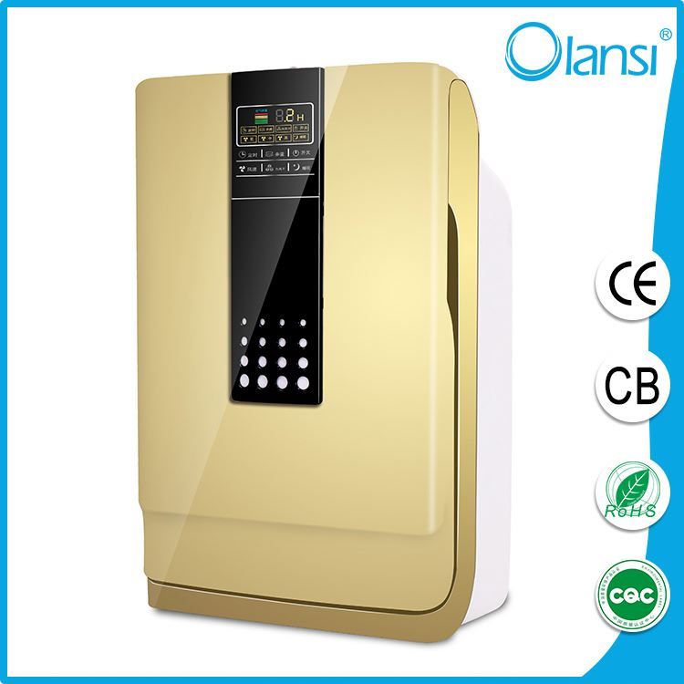 OLS-K01C Energy saving/99.97% Pure HEPA air cleaner, PM2.5 display ionizer Air Purifier with uv sterilizer