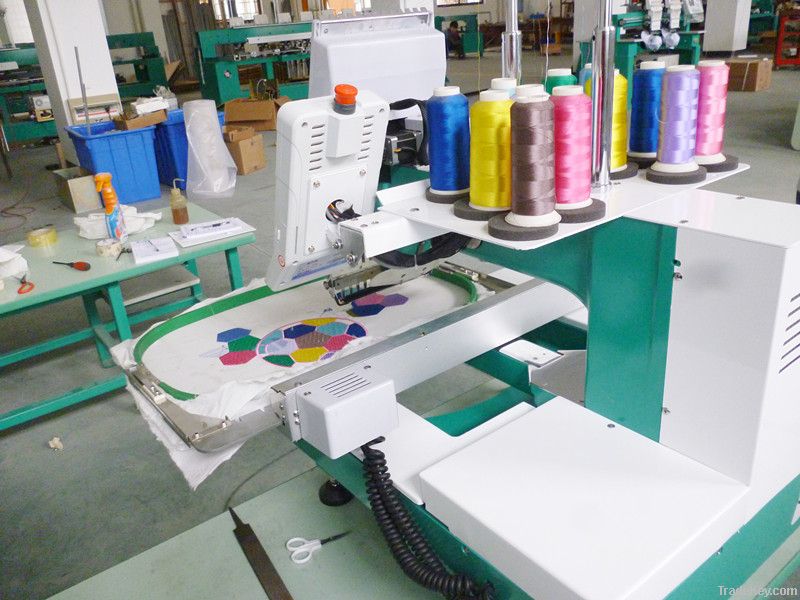 Single Head Embroidery Machine/cap embroidery machine/flat embroidery machine