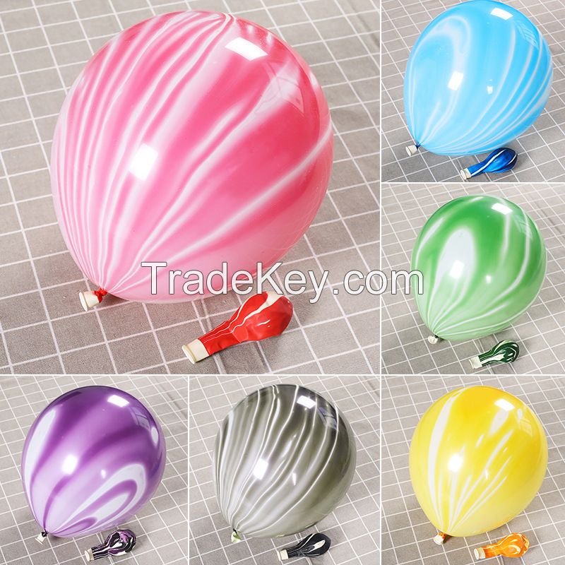 latex marble balloons 10inch 2.2g wholesale for party decorations