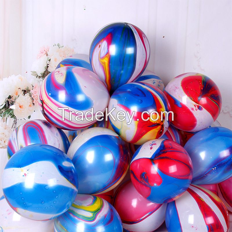 latex marble balloons 10inch 2.2g wholesale for party decorations