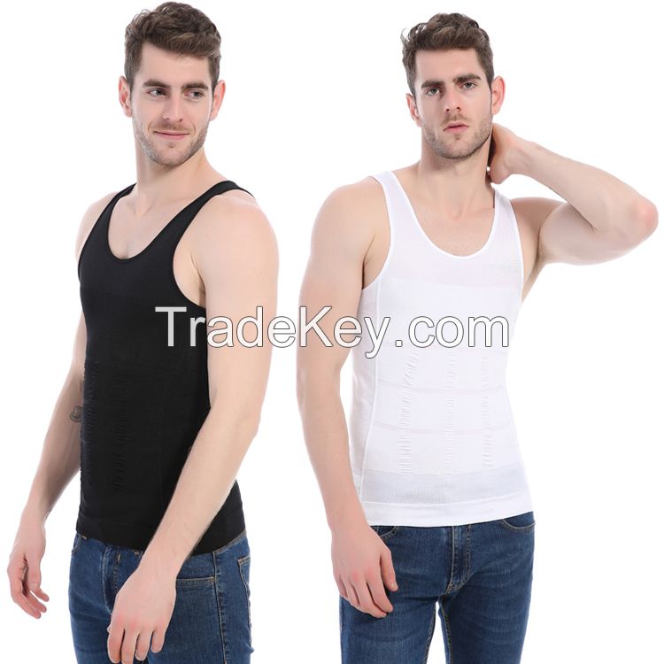 Men's Slimming Body Shaper Compression Slim Fit Shapewear Undershirts