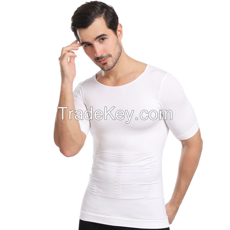 Men Slim n Lift Bodywear Slimming Shirt with Sleeves