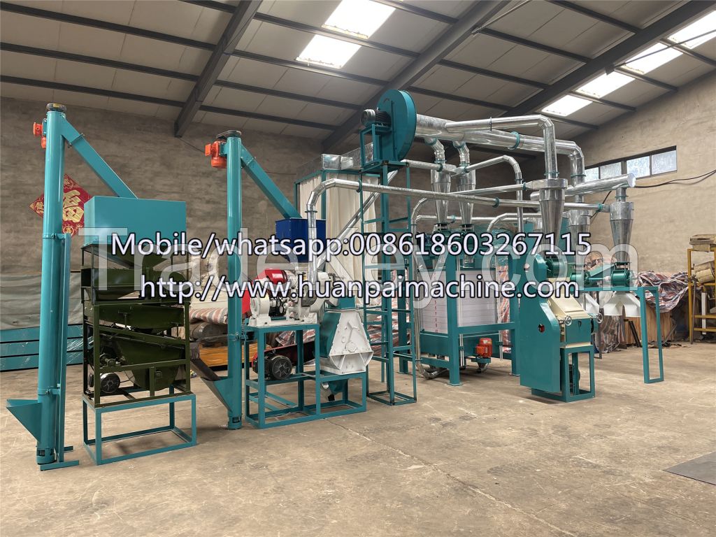 THE WHOLE SET WHEAT FLOUR MILLING PLANT OF 50TPD