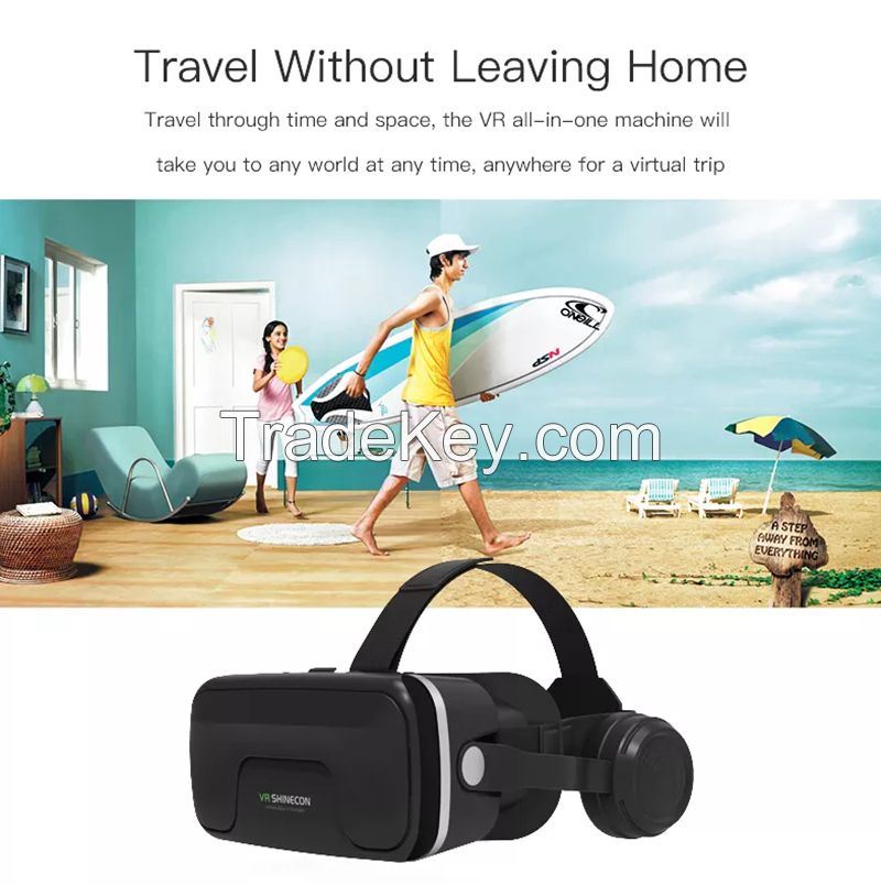 New Style VR Box Smart Videos 3D VR Glasses Immersive Experience VR Headset with Headphone