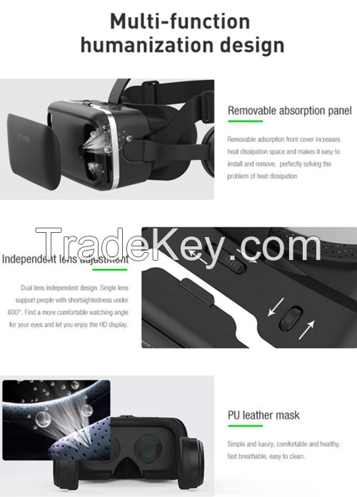 2023 New Ar Glasses Virtual Reality Video Glasses Headset 3d Vr Glasses Case Box