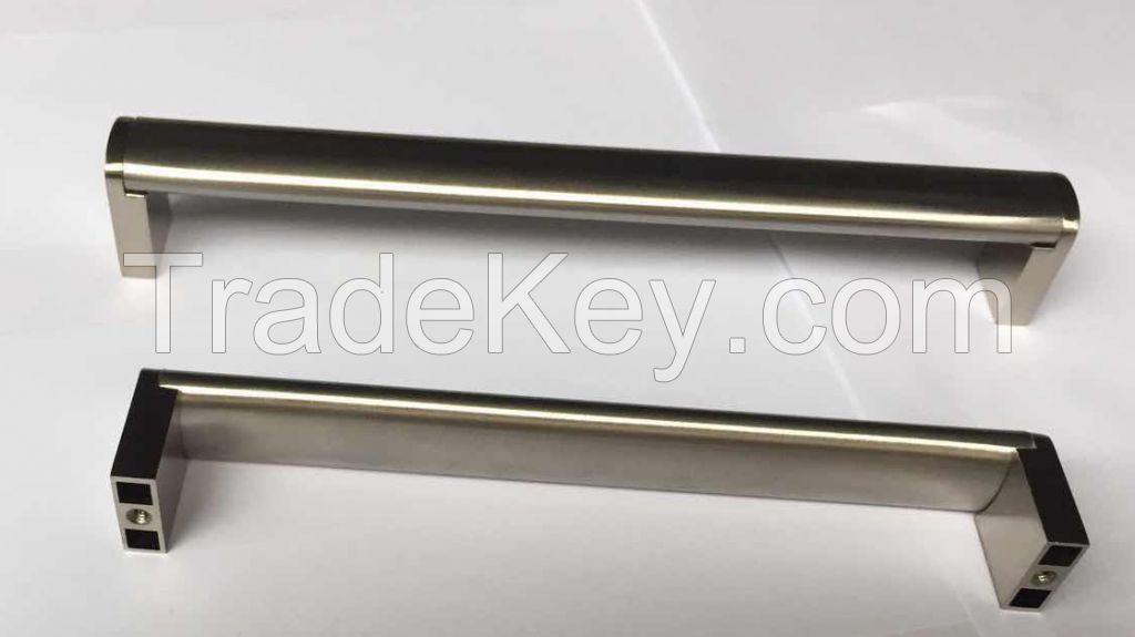 Hardware factory hot selling zinc alloy stainless steel furniture cabinet, drawer, dresser, kitchen, closet, locker, cupboard and oven pull handles