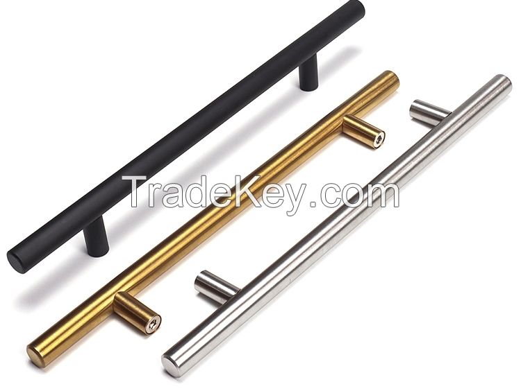 Popular Stainless steel T bar furniture cabinet door handle