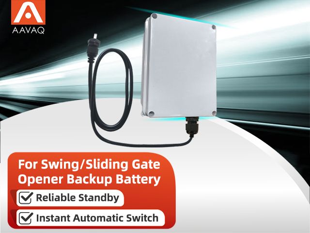 Backup Battery kit for Gate Opener AAVAQ Door and Gate Automation