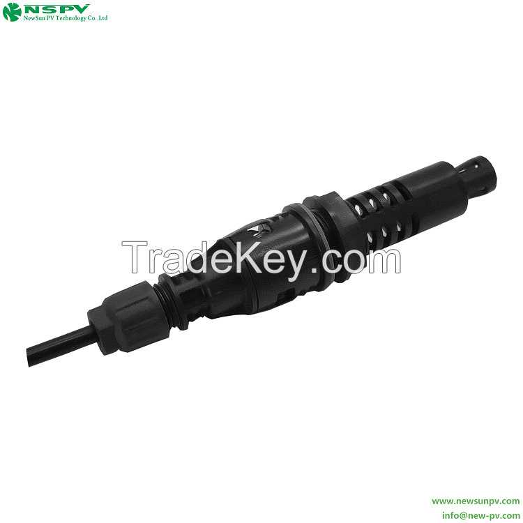 Competitive DC Solar Panel Fuse Connector cable end 1500VDC