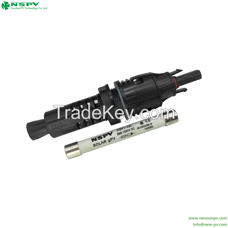 Long Term Protective Solar Panel Fuse Connector female end 1500VDC