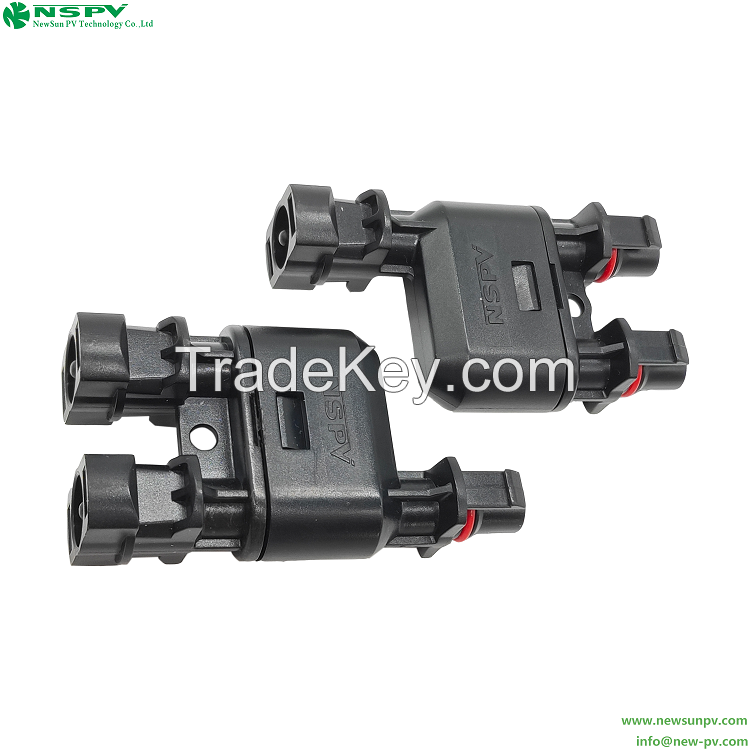 PV3.0 1000VDC Solar Branch Connector 2to1 branch with buckle PV Parts