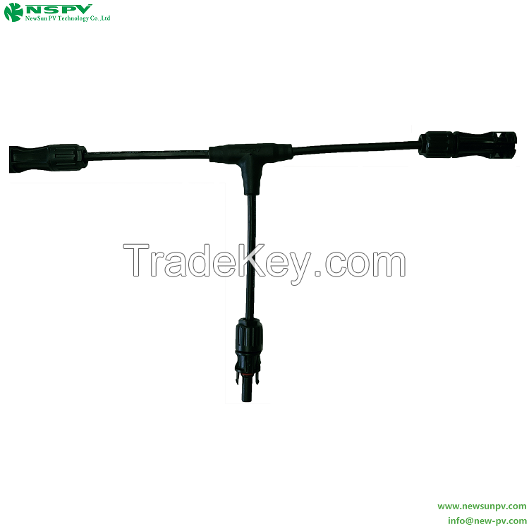 Solar cable harness with fuse inline 2-in-1 T type for Electronic Application
