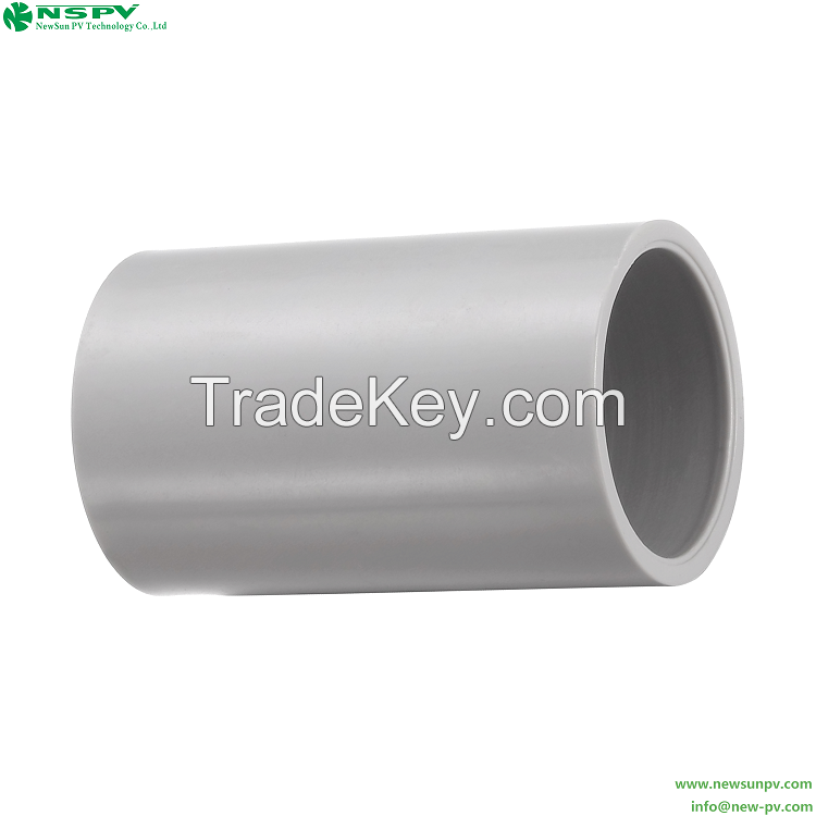 PVC solid coupling 20-50mm Solar System accessories PVC coupling