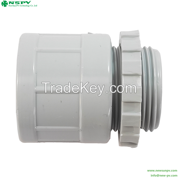 Resistance MD Conduit PVC Converting Adaptor C&w lock rings 20-50mm
