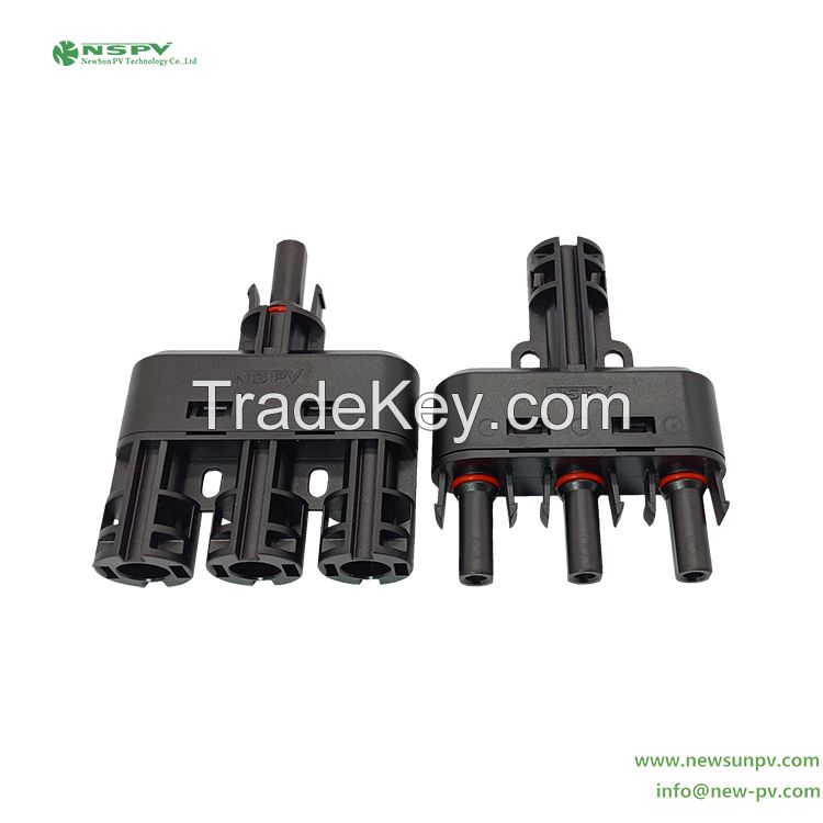 Solar branch connector 3in1 photovoltaic branch connector 1500Vdc