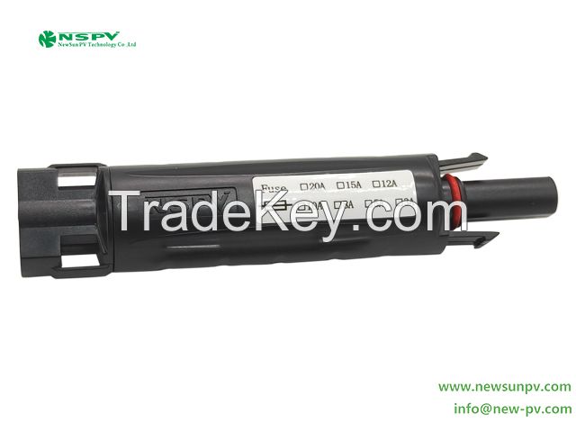 1000VDC Solar inline fuse connector female male end
