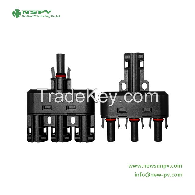 Solar branch connector 3in1 photovoltaic branch connector 1500Vdc