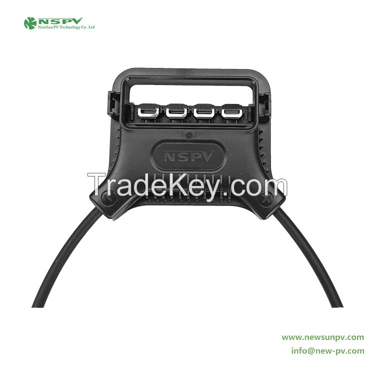 4 Rail PV module junction box IP67 solar panel junction box wiring with ...