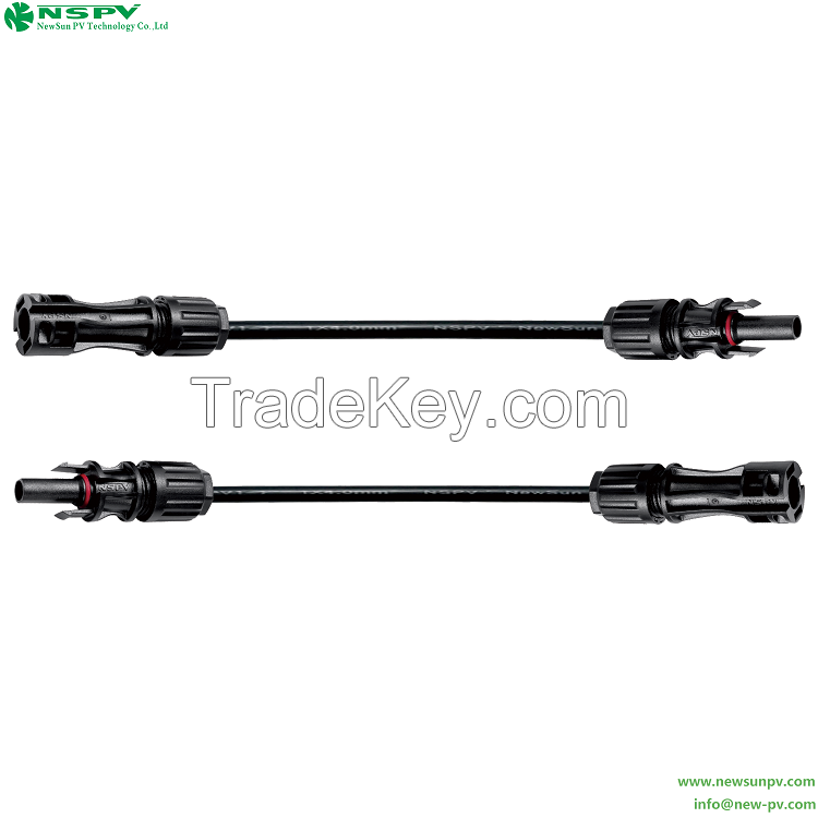Cable Jumper Solar Extension Cable with PV4.0/PV3.0 Solar Cable Connectors Jumper Wire