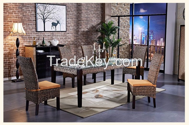 rattan furniture, hotel furniture, vine grass furniture, dining sets.