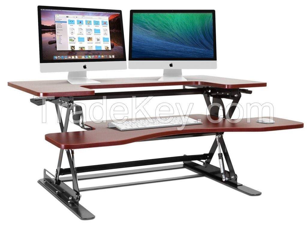 adjustable pc desk, home office desk, school desk.
