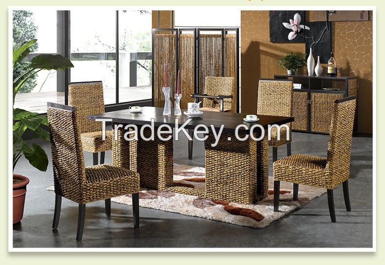 rattan furniture, hotel furniture, vine grass furniture, dining sets.