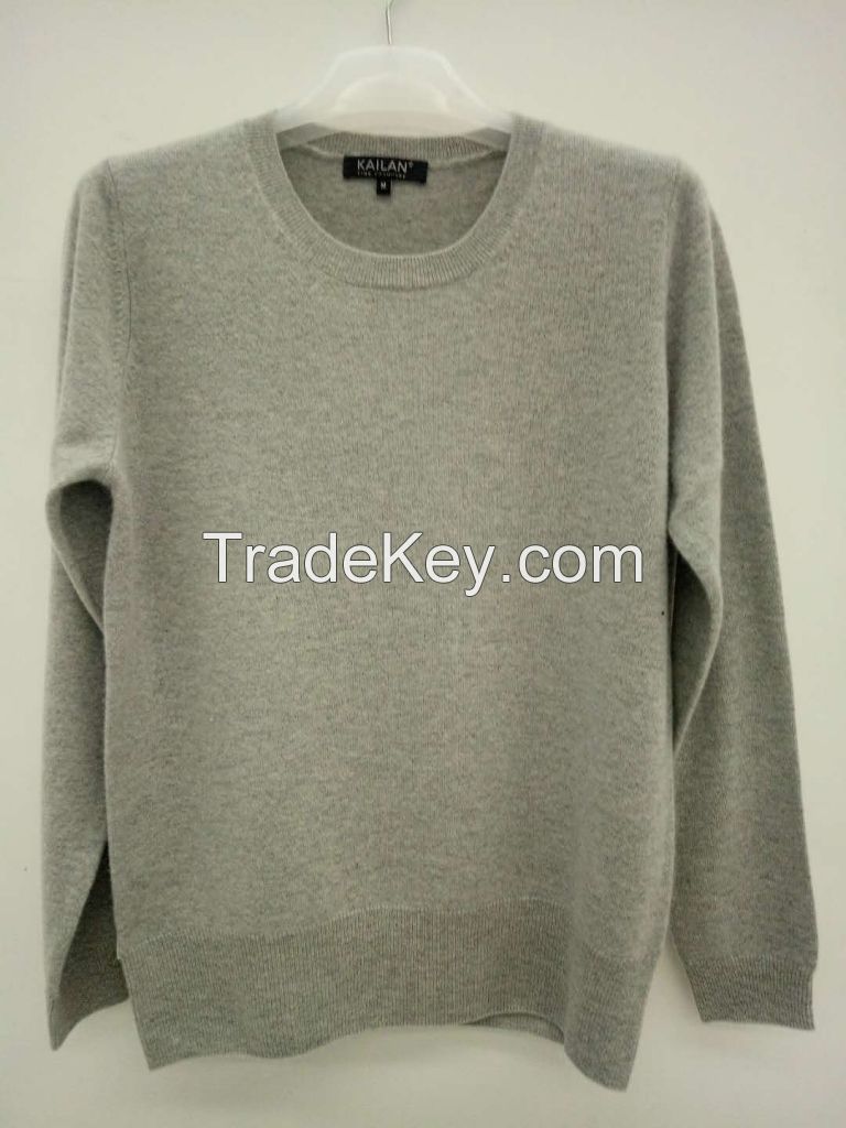 Latest men  long sleeve cashmere Knitted Round Neck Male Top Pullover Sweater