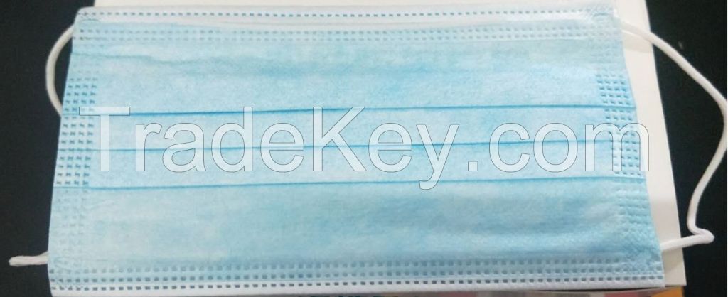 CE CERTIFICATED MEDCIAL DISPOSABLE 3 PLY FACE MASK/ DISPOSABLE FACE MASK
