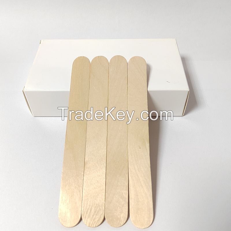 birch wood waxing spatula 150mm