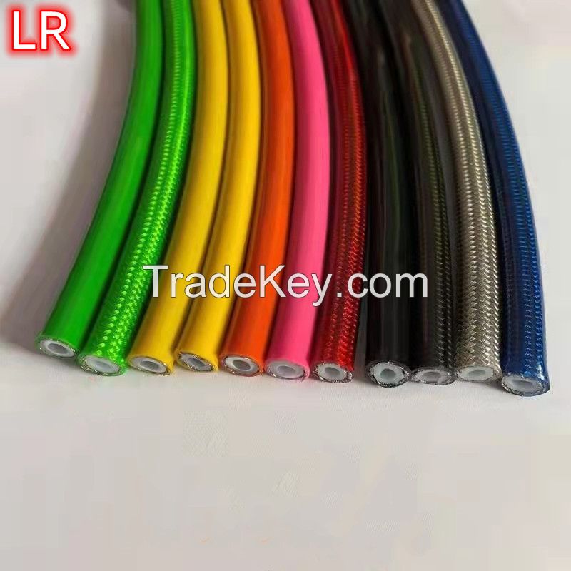 An3 Braided Stainless PTFE Brake an Hose Motorcycle Fuel Hose