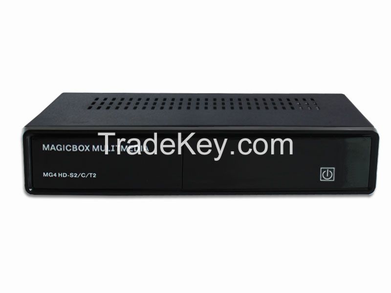 MAGICBOX MULTI MEDIA MG4 HD-S2/C/T2 With Linux TV Satellite Receiver