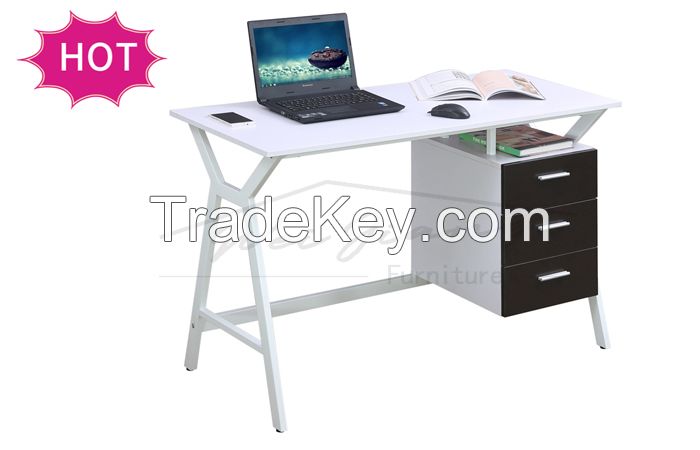 Wholesale Wooden and Metal Computer Desk with File Cabinet