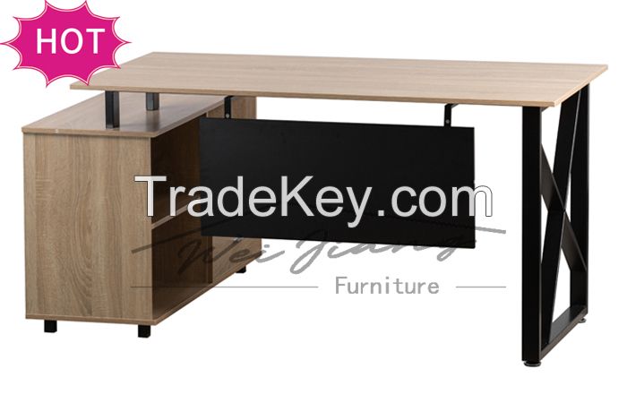 Wooden L Shaped Office Furniture Office Table for Sale