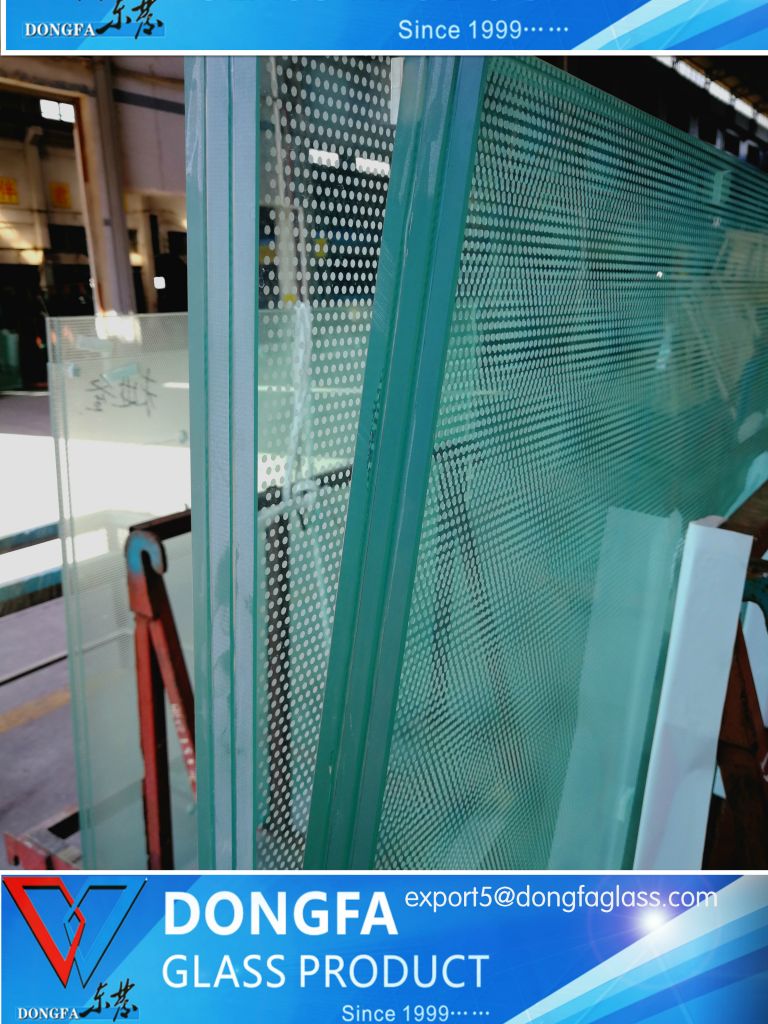High performance Architectural laminated glass regular shape