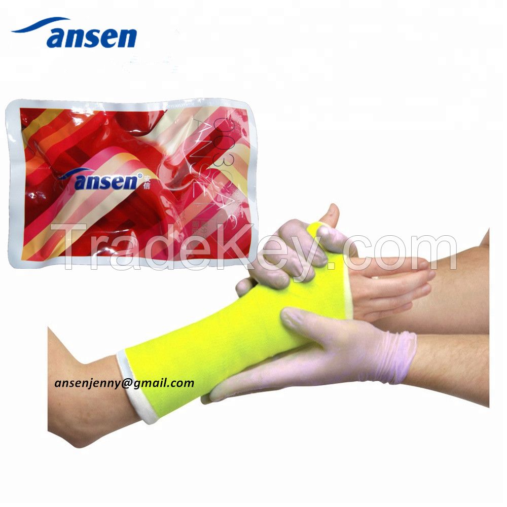 Plastic bandage orthopedic fibreglass bandage and casting tape