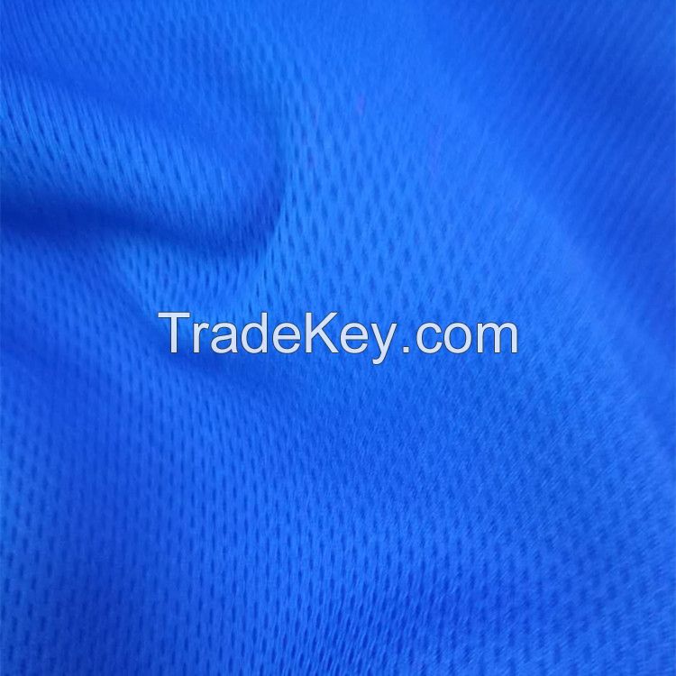 Quick Dry Polyester Close Hole Mesh Fabric Honeycomb Pique Fabric 