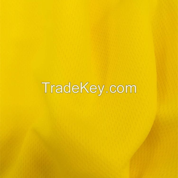 Quick Dry Polyester Close Hole Mesh Fabric Honeycomb Pique Fabric 